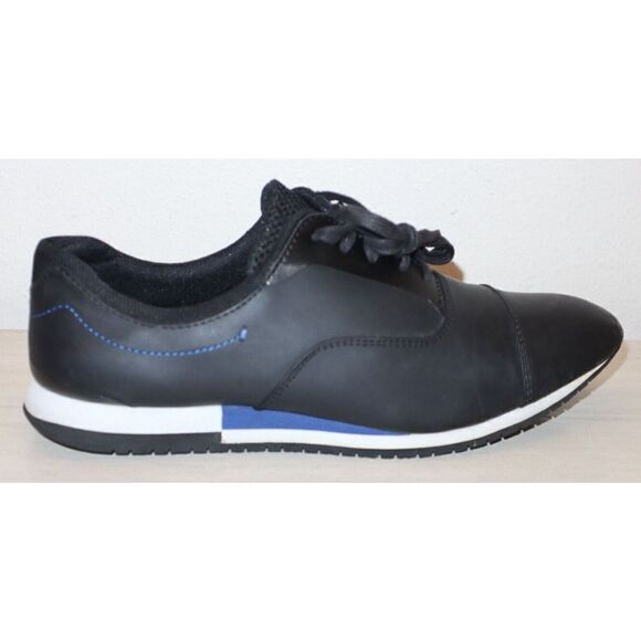 Zara 2605/005/040/480 Men' Sz 42 US 8 Black/Blue Basic Stylish Sneakers - Picture 6 of 8